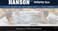 Desktop Screenshot of hansonspa.com
